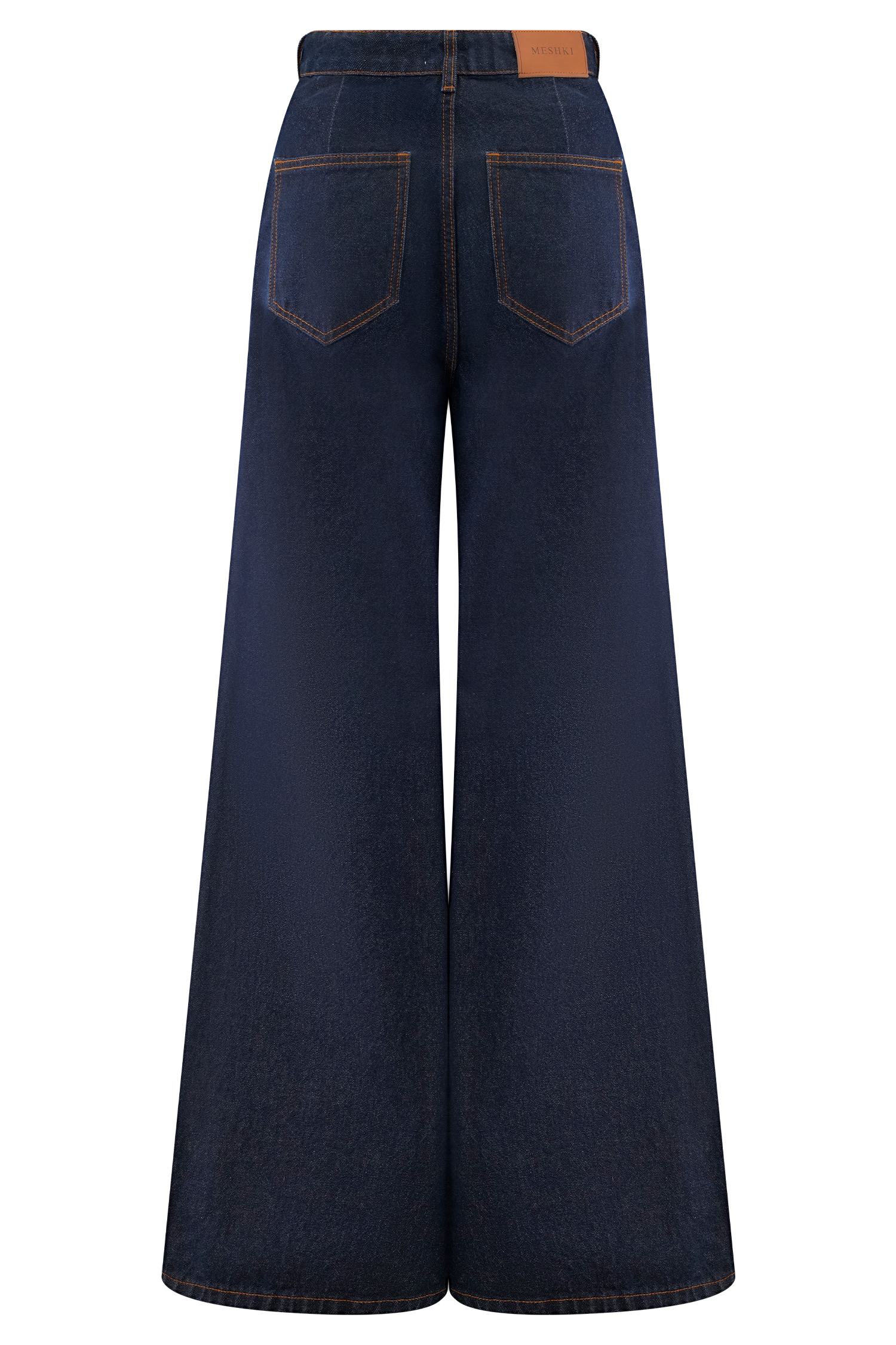 Jen Wide Leg Flare Jeans in Indigo Blue – Chic&Drifts