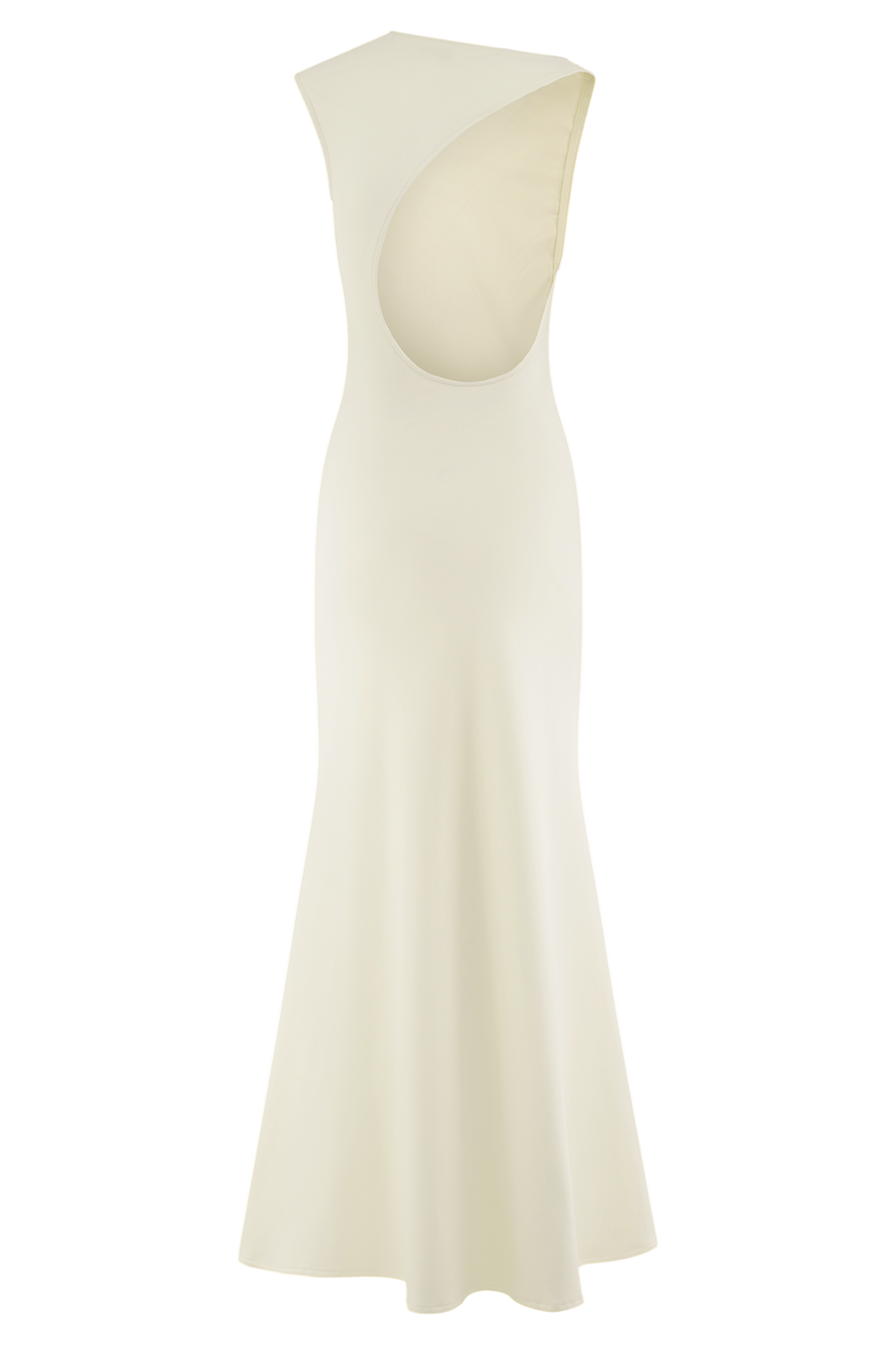 Katerina Scuba Jersey Cut Out Maxi Dress in Ivory – Chic&Drifts