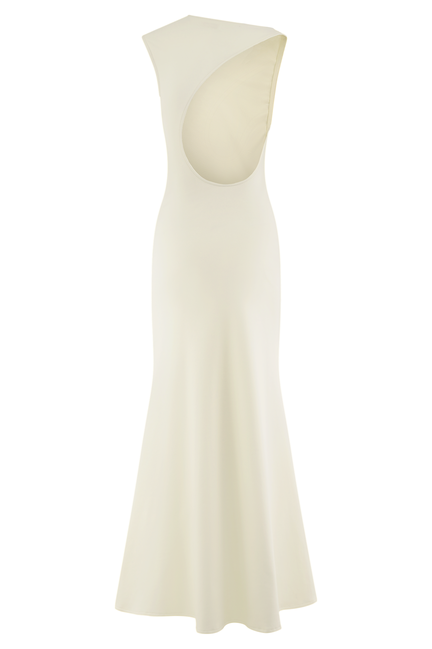Katerina Scuba Jersey Cut Out Maxi Dress in Ivory – Chic&Drifts