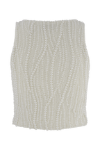 Kathia Pearl Hand Beaded Top in White – Chic&Drifts