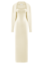 Kingston Knit Maxi Dress in Ivory – Chic&Drifts