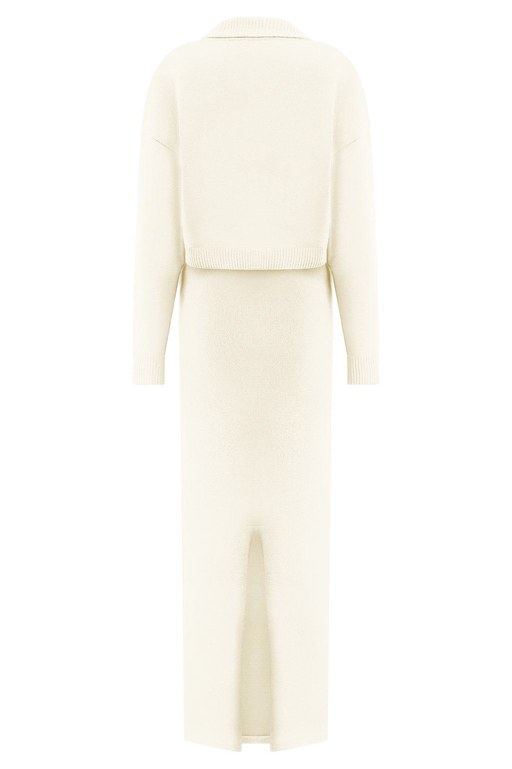 Kingston Knit Maxi Dress in Ivory – Chic&Drifts