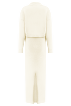 Kingston Knit Maxi Dress in Ivory – Chic&Drifts