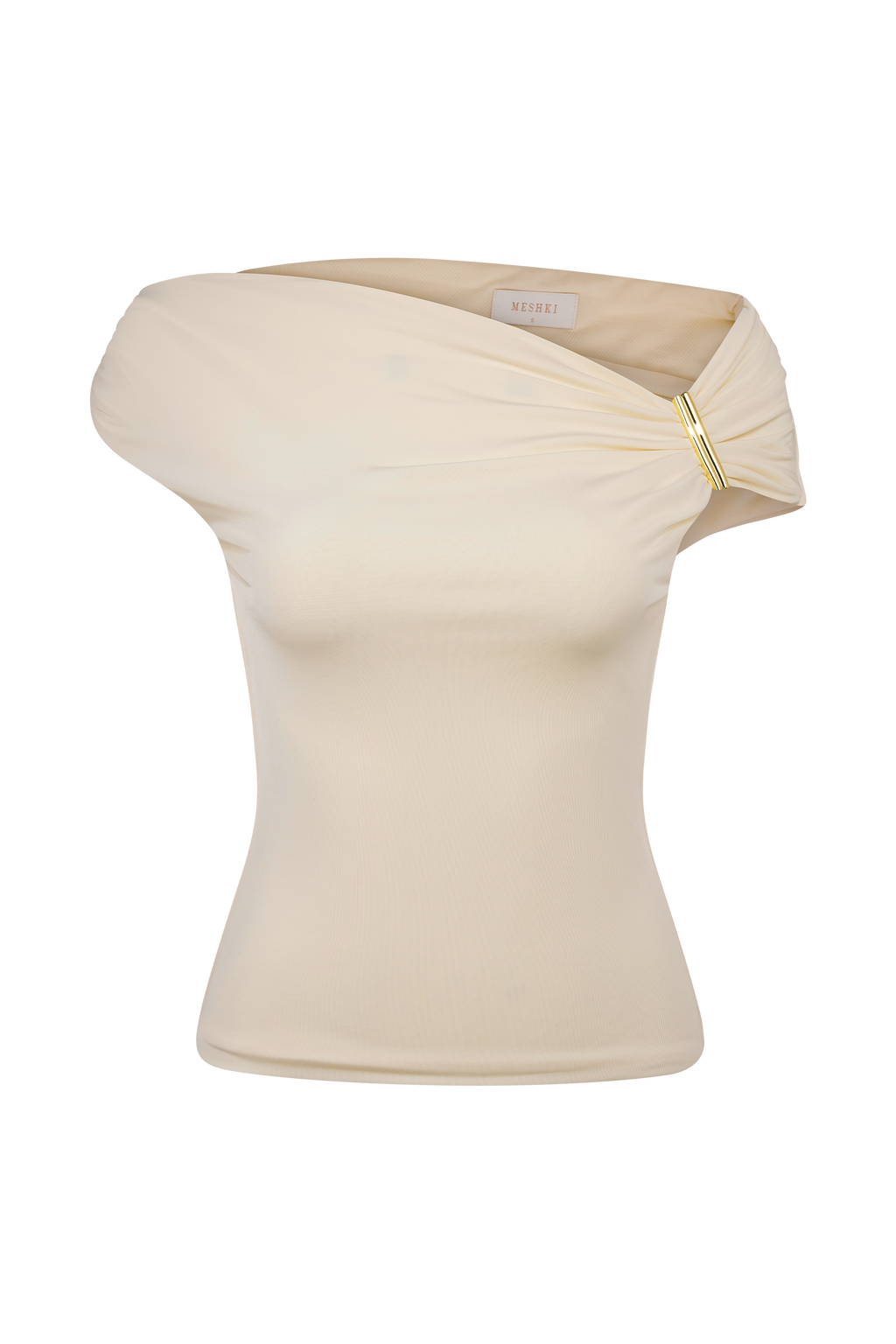 Kinsley Slinky Top With Hardware in Ivory – Chic&Drifts
