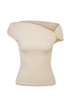 Kinsley Slinky Top With Hardware in Ivory – Chic&Drifts