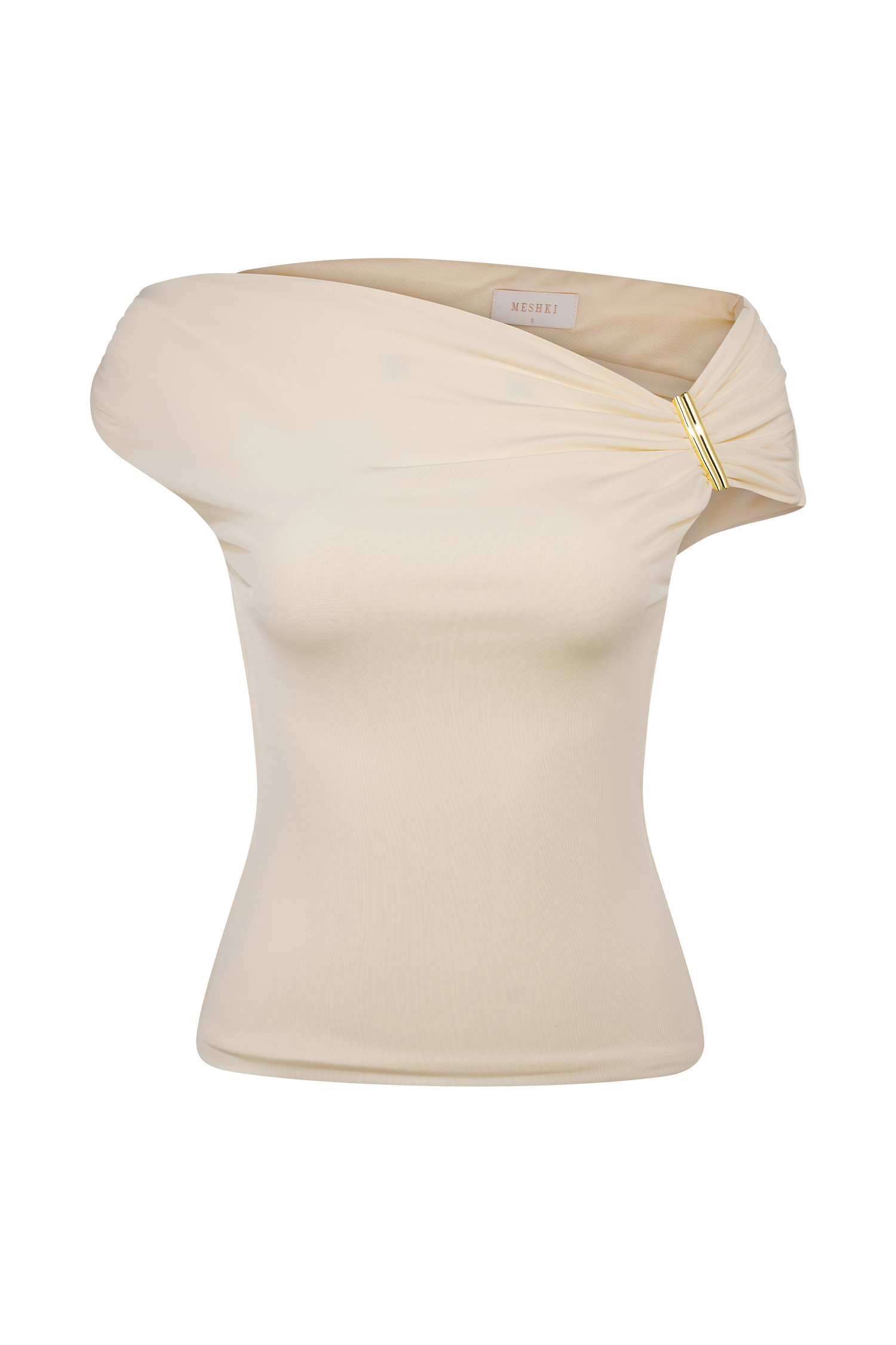 Kinsley Slinky Top With Hardware in Ivory – Chic&Drifts