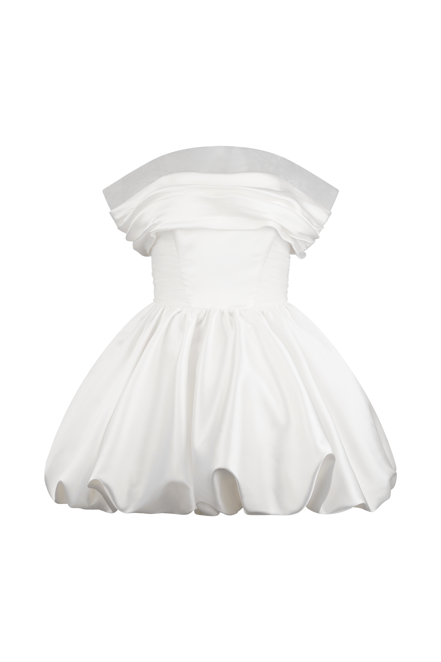 Lauretta Off Shoulder Mini Dress in White – Chic&Drifts