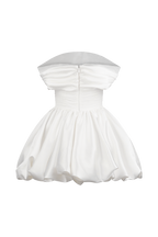 Lauretta Off Shoulder Mini Dress in White – Chic&Drifts