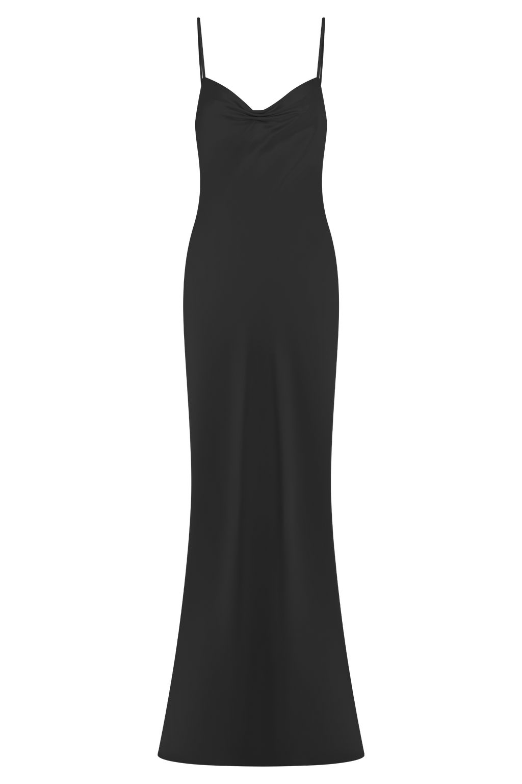 Lilly Sweetheart Satin Maxi Dress in Black – Chic&Drifts
