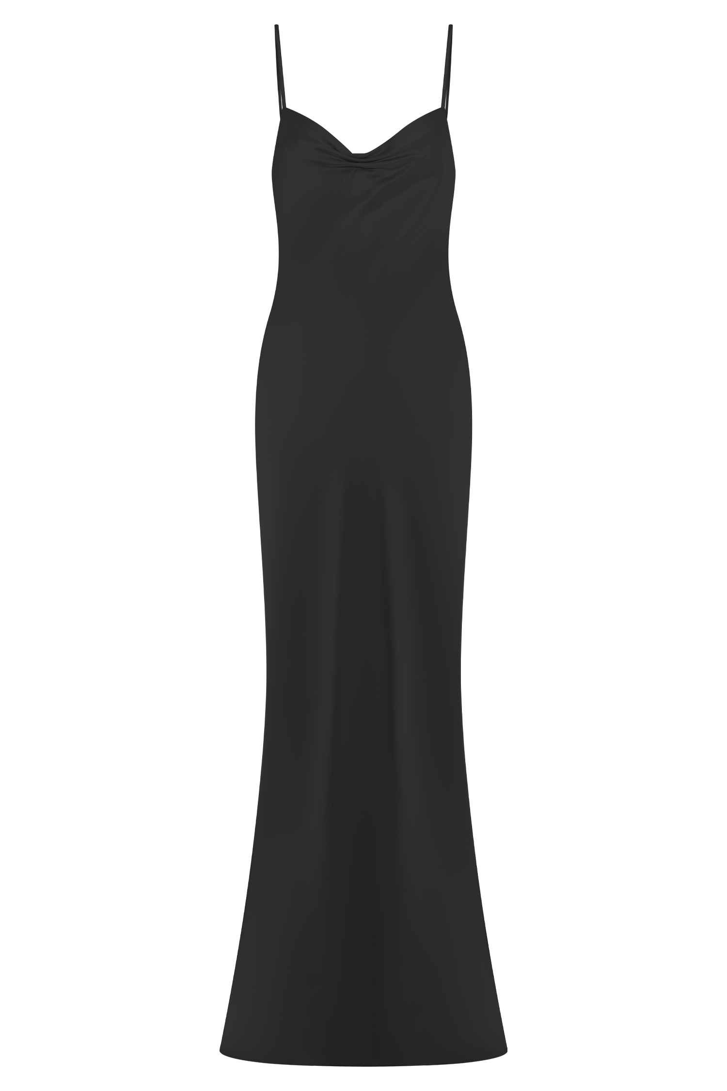 Lilly Sweetheart Satin Maxi Dress in Black – Chic&Drifts