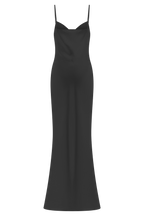 Lilly Sweetheart Satin Maxi Dress in Black – Chic&Drifts