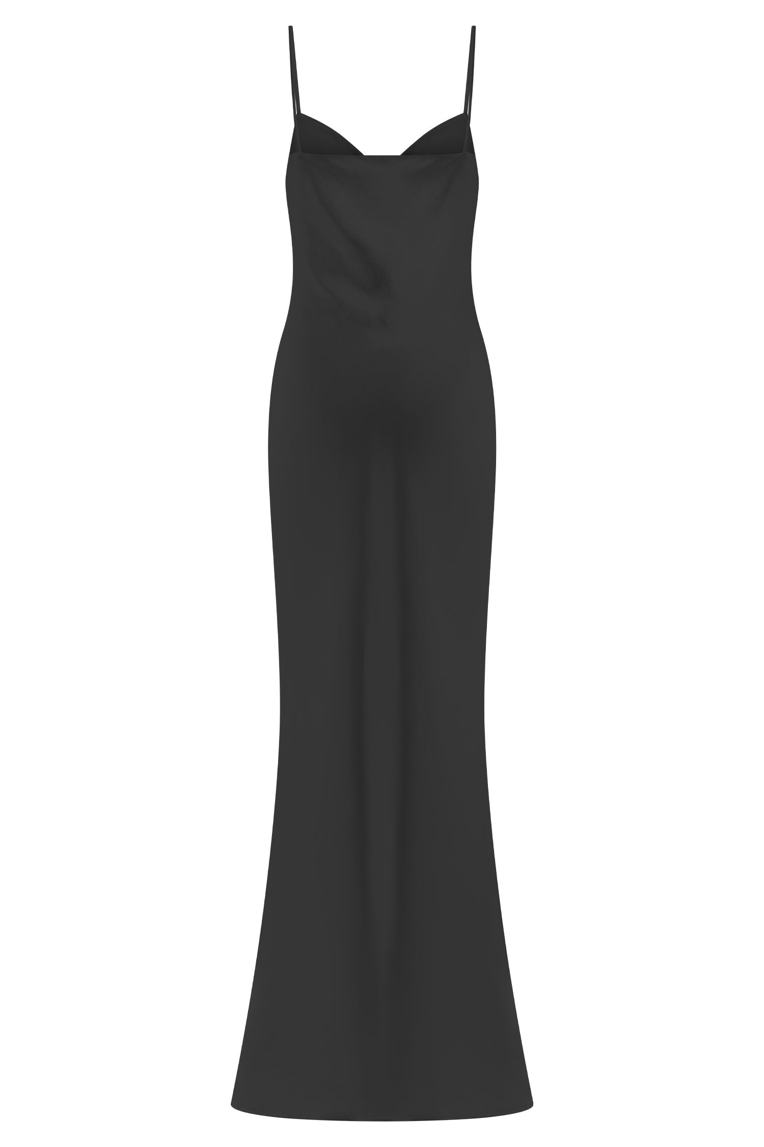 Lilly Sweetheart Satin Maxi Dress in Black – Chic&Drifts