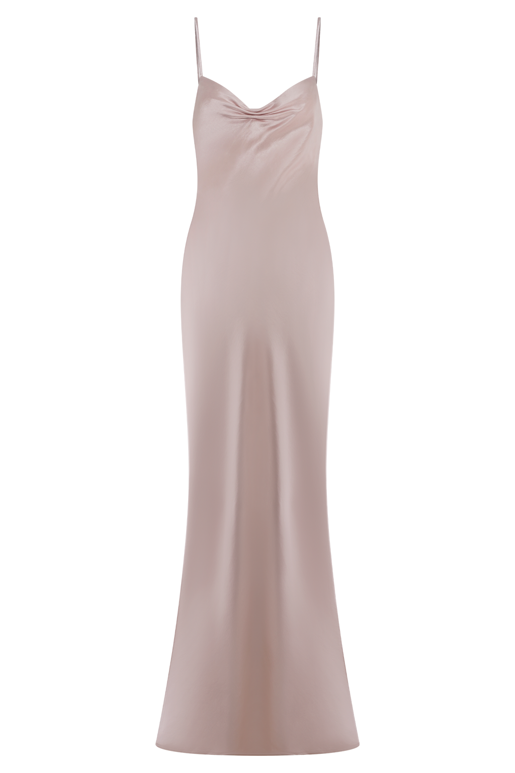 Lilly Sweetheart Satin Maxi Dress in Soft Pink – Chic&Drifts