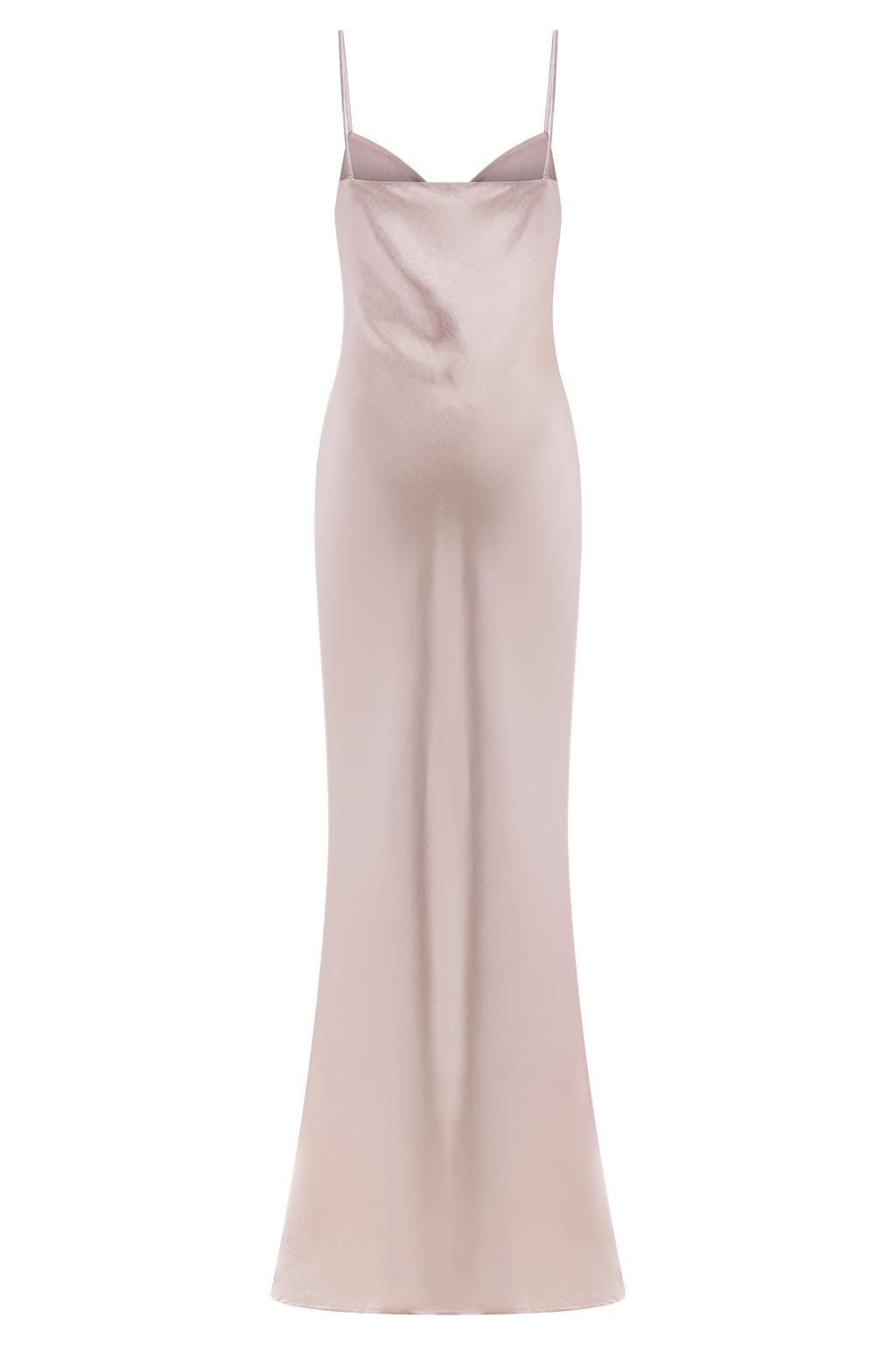 Lilly Sweetheart Satin Maxi Dress in Soft Pink – Chic&Drifts