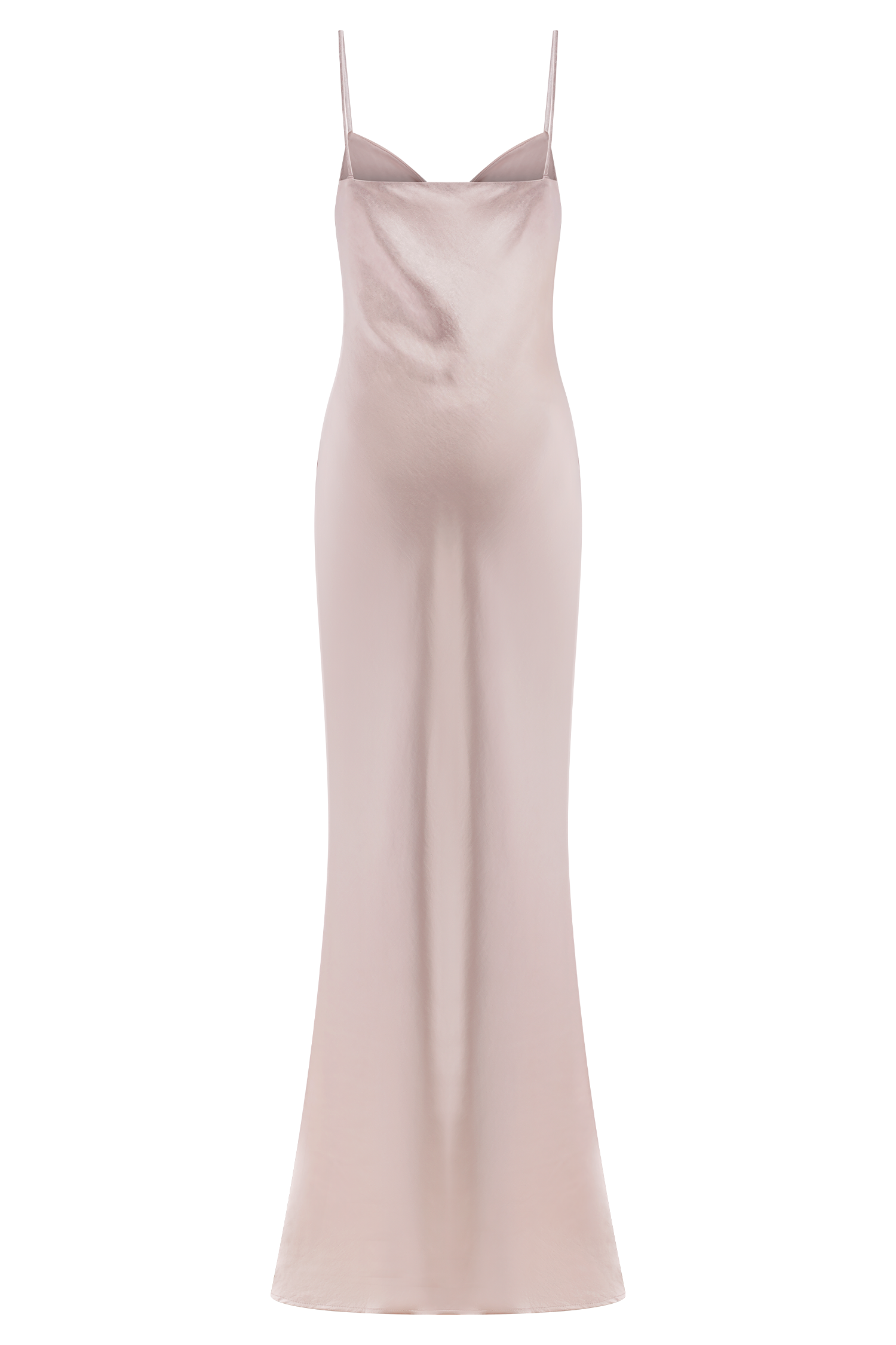 Lilly Sweetheart Satin Maxi Dress in Soft Pink – Chic&Drifts