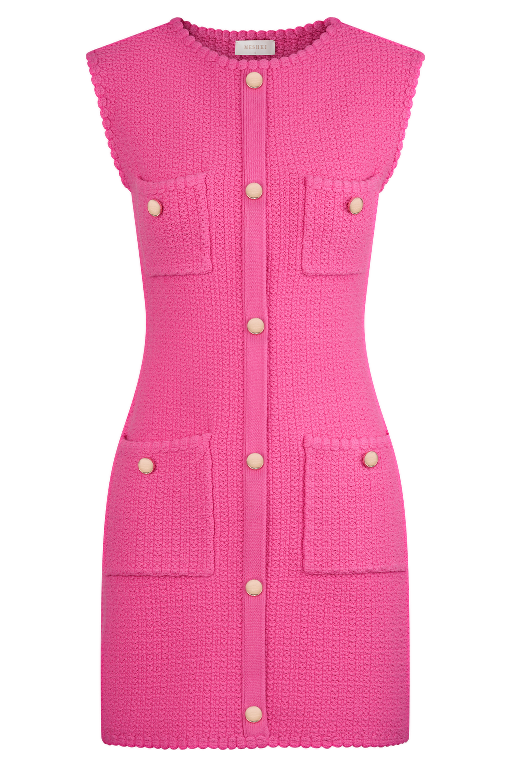 Mia Knit Mini Dress in Pink – Chic&Drifts