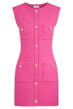 Mia Knit Mini Dress in Pink – Chic&Drifts