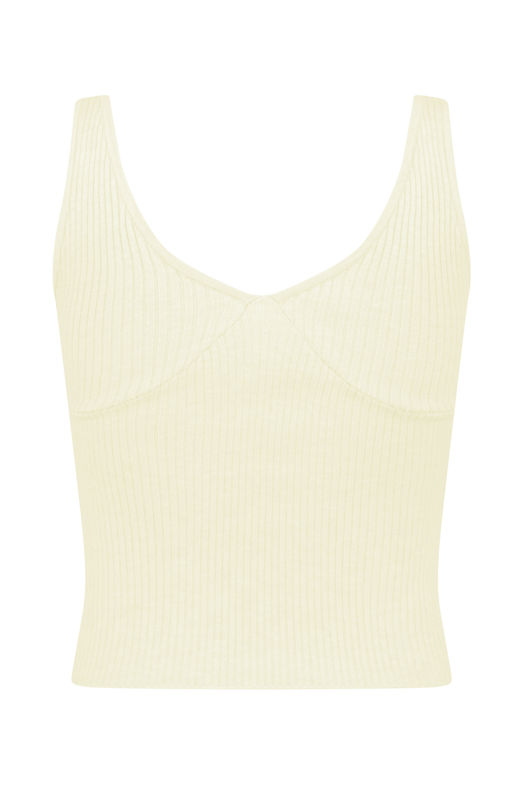 Natalya Ribbed Knit Cami Top in Ivory – Chic&Drifts
