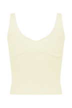 Natalya Ribbed Knit Cami Top in Ivory – Chic&Drifts