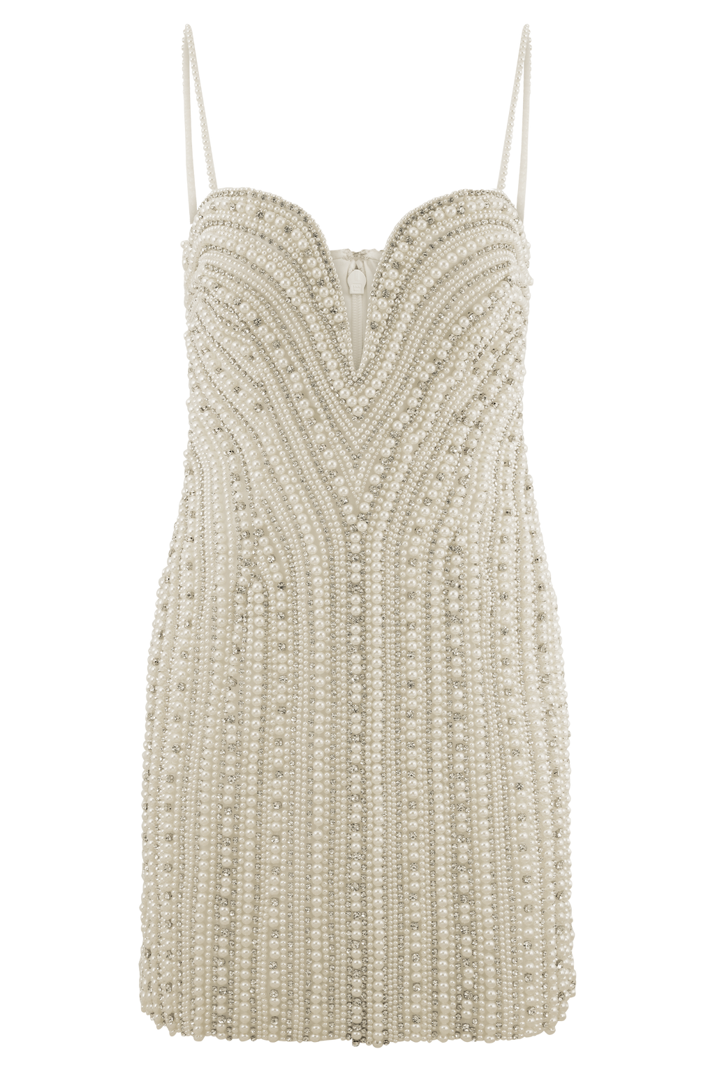 Naveena Embellished Mini Dress in Silver – Chic&Drifts