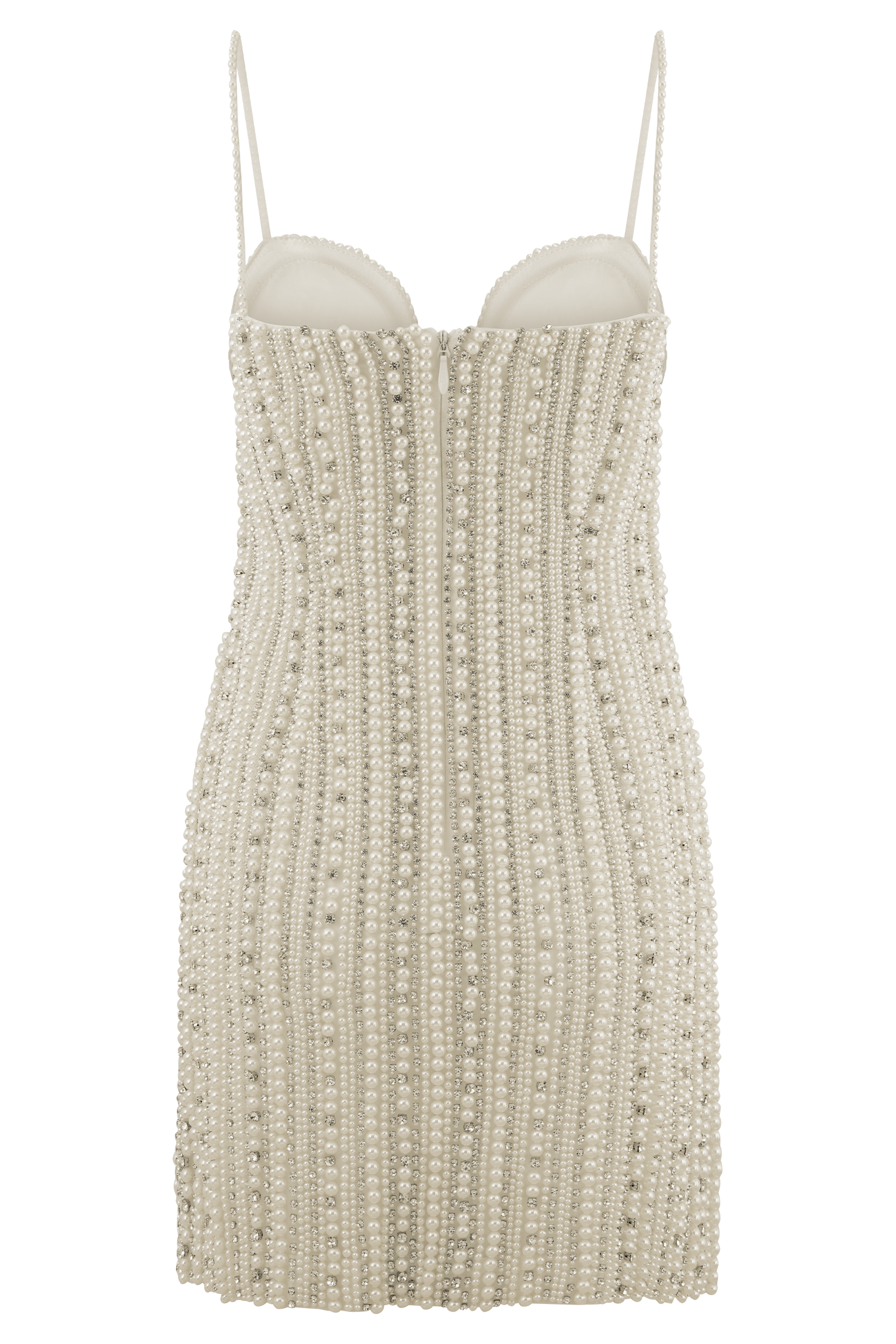 Naveena Embellished Mini Dress in Silver – Chic&Drifts