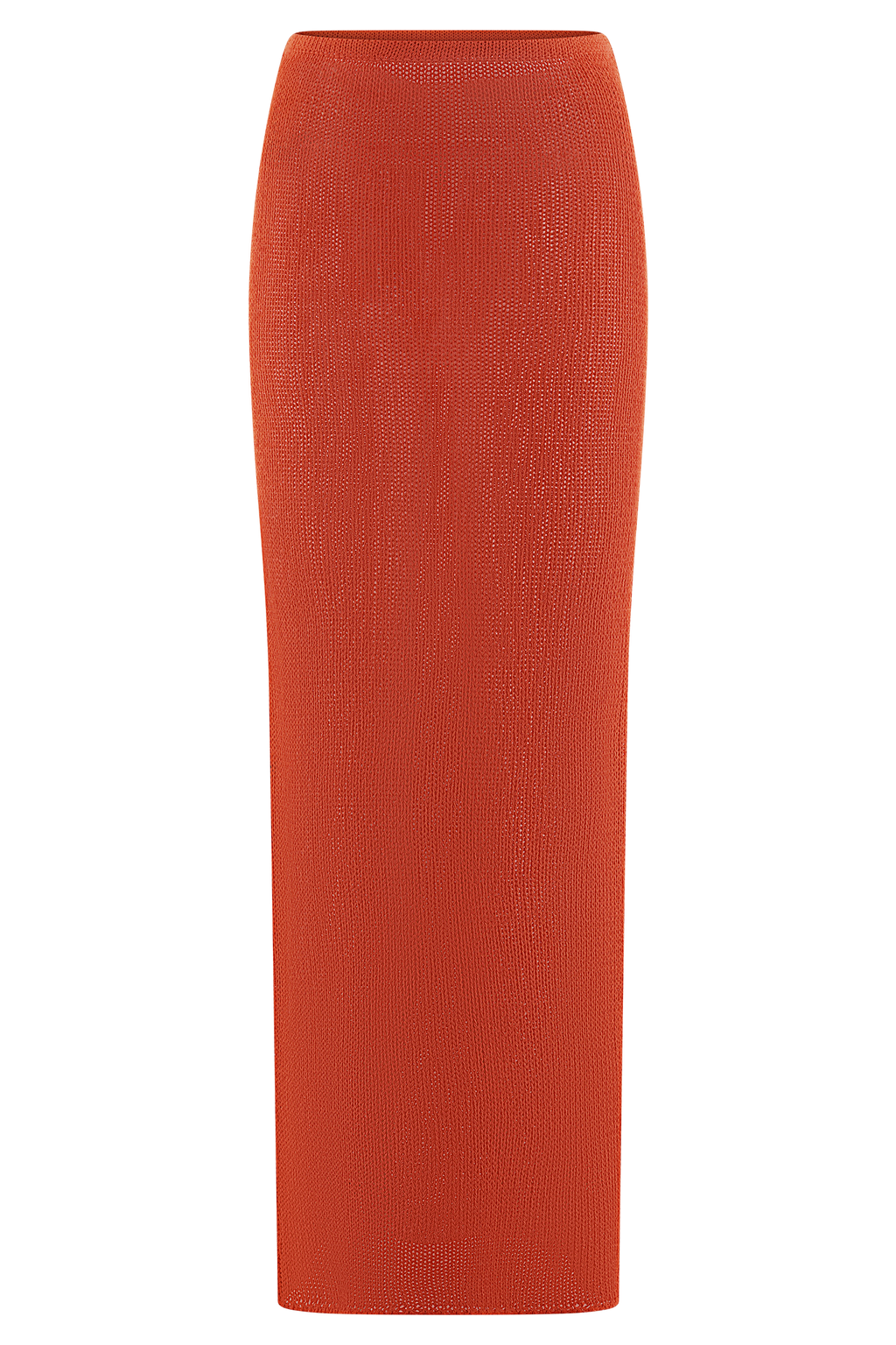 Reagan Knit Maxi Skirt in Orange – Chic&Drifts