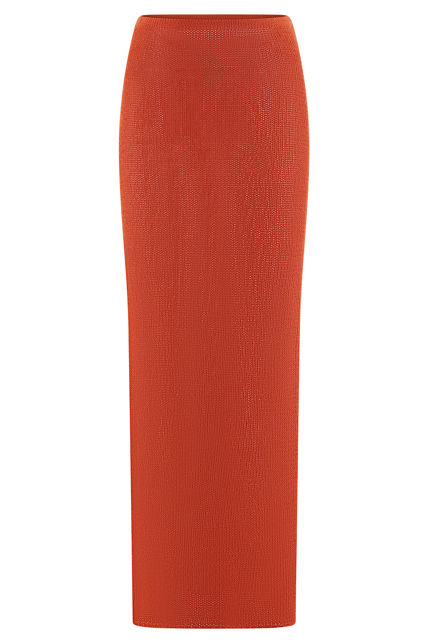Reagan Knit Maxi Skirt in Orange – Chic&Drifts