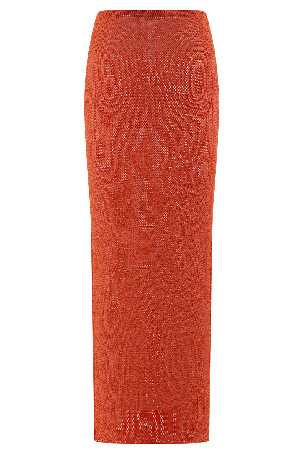 Reagan Knit Maxi Skirt in Orange – Chic&Drifts