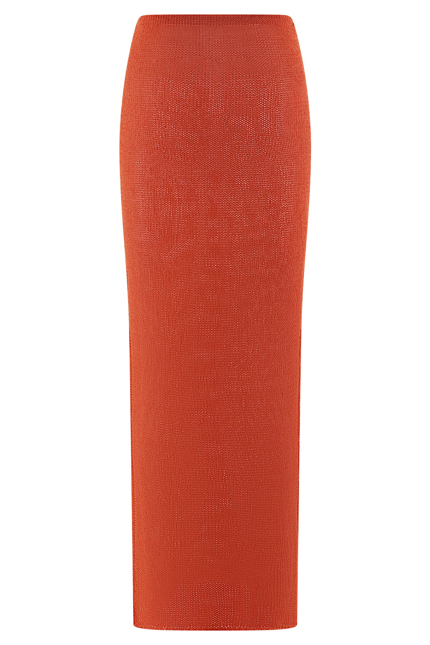 Reagan Knit Maxi Skirt in Orange – Chic&Drifts