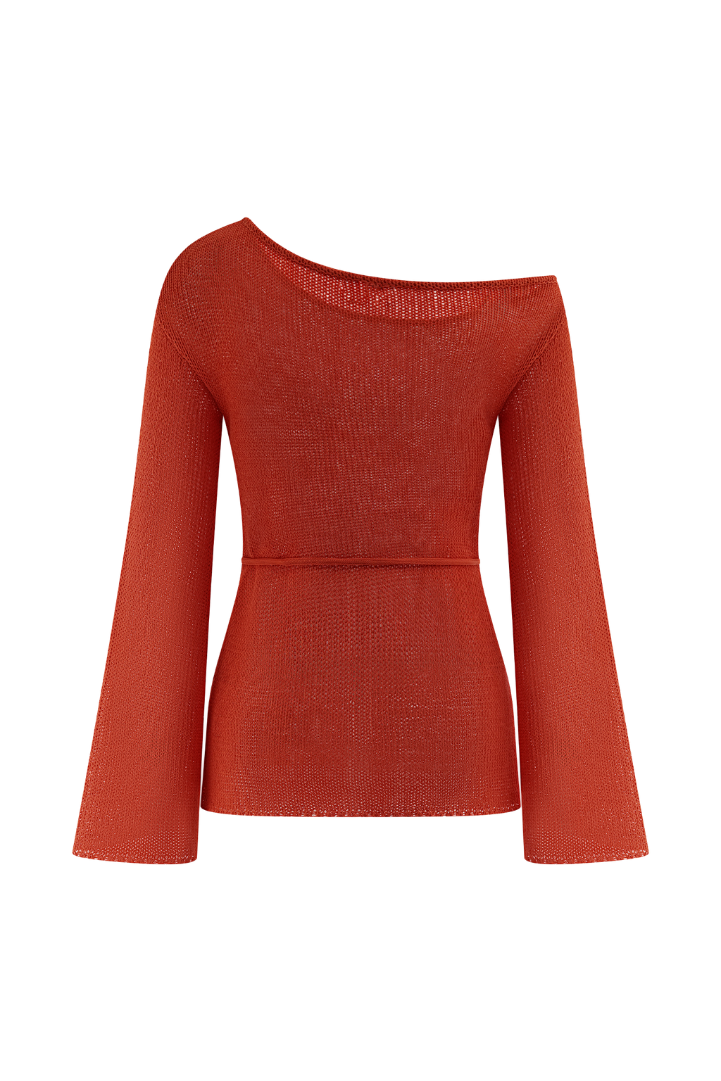 Reagan Off Shoulder Knit Top in Orange – Chic&Drifts