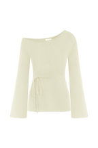 Reagan Off Shoulder Knit Top in White – Chic&Drifts