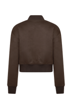 Rudy Suede Bomber Jacket in Chocolate – Chic&Drifts