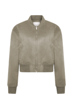 Rudy Suede Bomber Jacket in Sand – Chic&Drifts