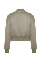 Rudy Suede Bomber Jacket in Sand – Chic&Drifts