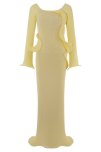 Sandrine Off Shoulder Knit Maxi Dress in Lemon – Chic&Drifts