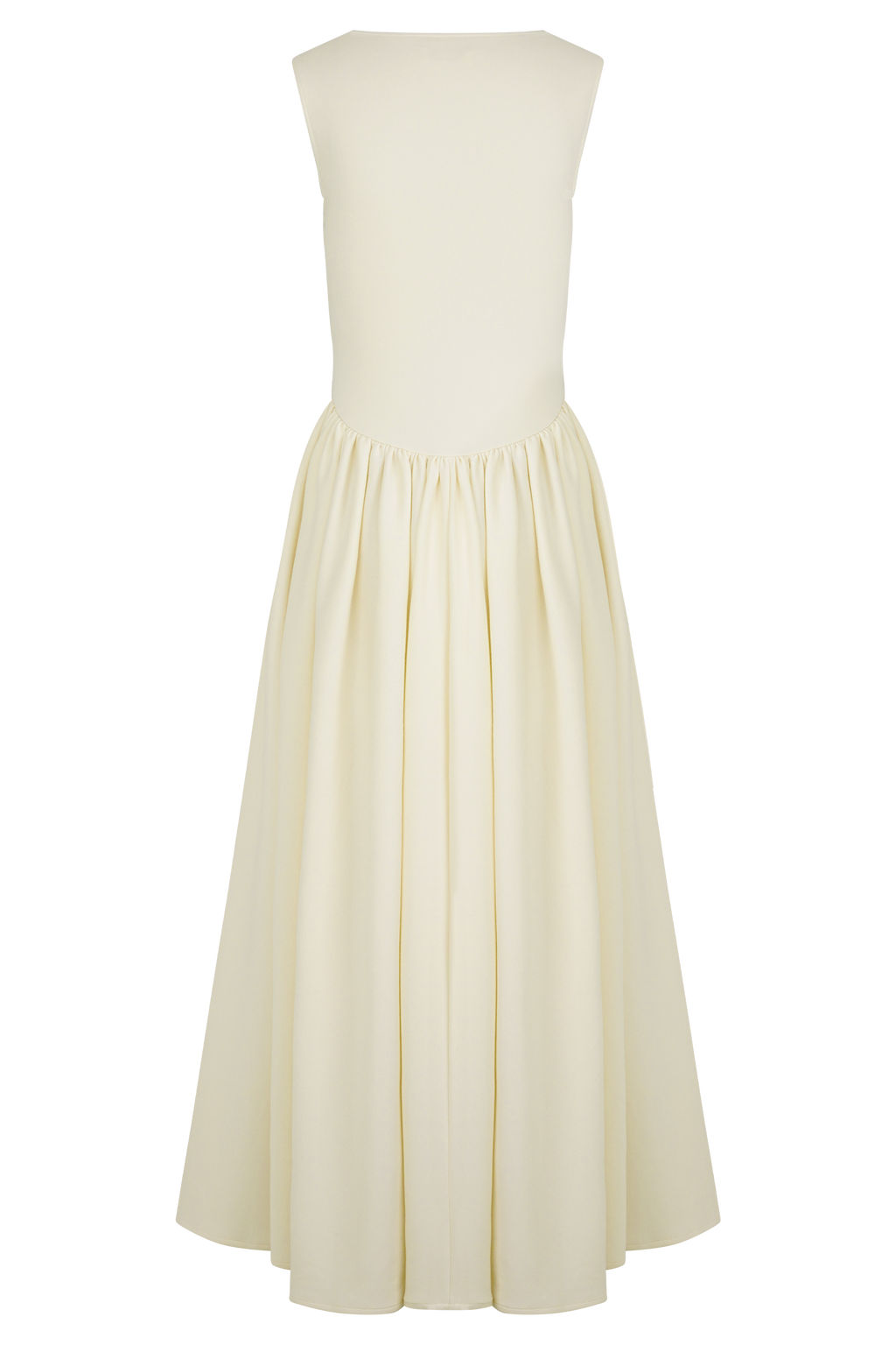 Sharon Scuba Jersey Midi Dress in Ivory – Chic&Drifts