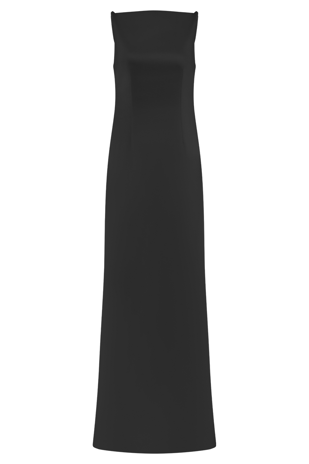 Violet Sleeveless Satin Maxi Dress in Black – Chic&Drifts