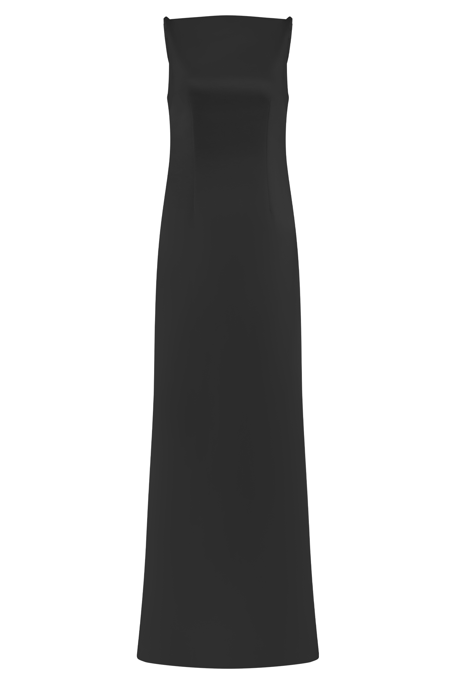 Violet Sleeveless Satin Maxi Dress in Black – Chic&Drifts