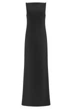 Violet Sleeveless Satin Maxi Dress in Black – Chic&Drifts