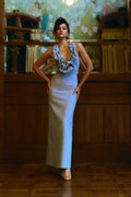 Carolyn Linen Bubble Maxi Dress