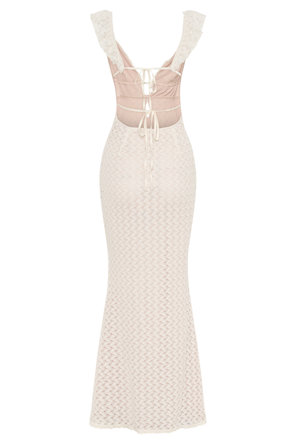 Ezra Lace Maxi Dress in Ivory – Chic&Drifts