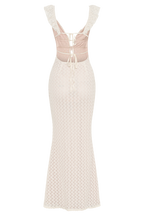 Ezra Lace Maxi Dress in Ivory – Chic&Drifts