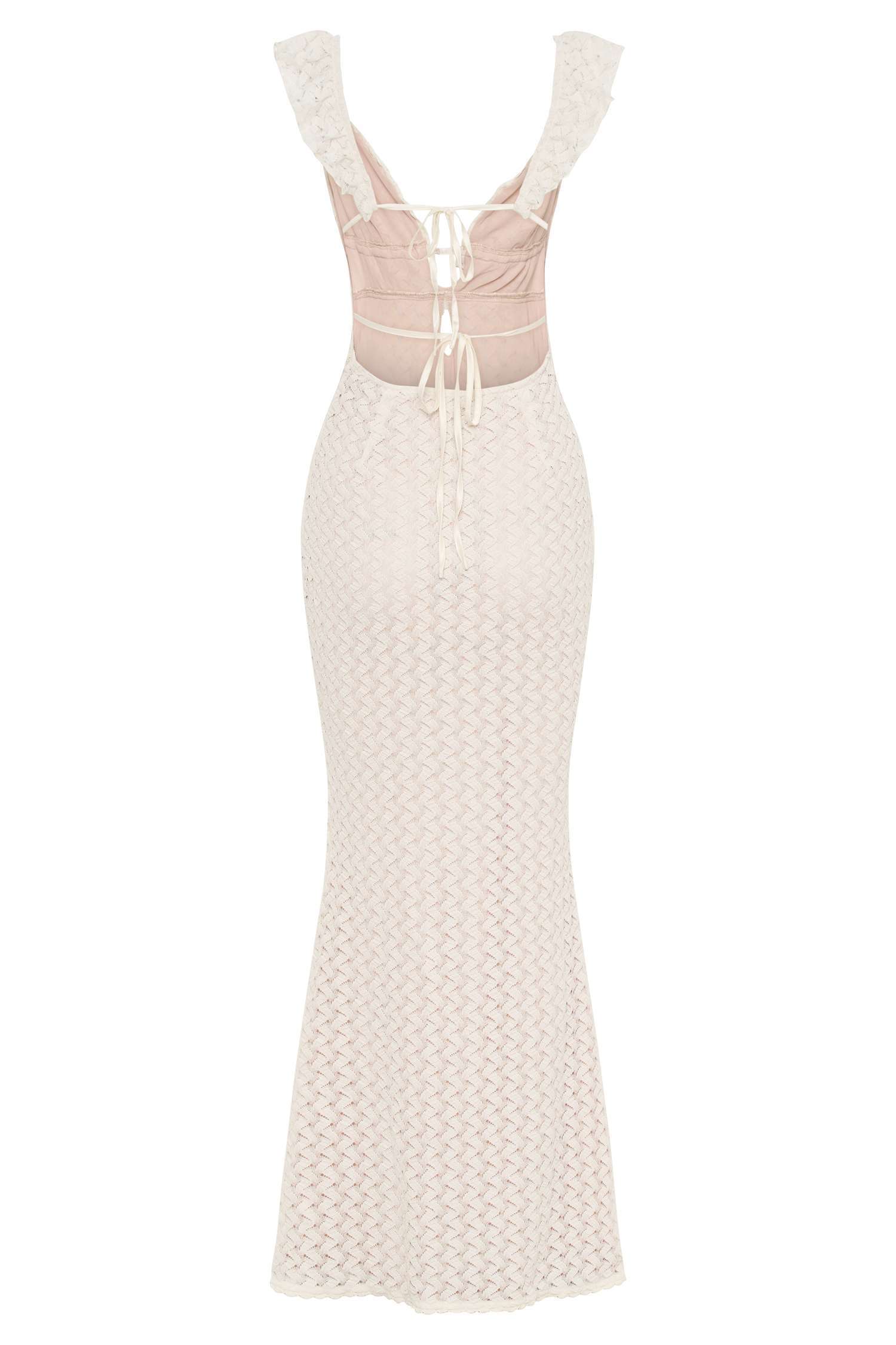 Ezra Lace Maxi Dress in Ivory – Chic&Drifts
