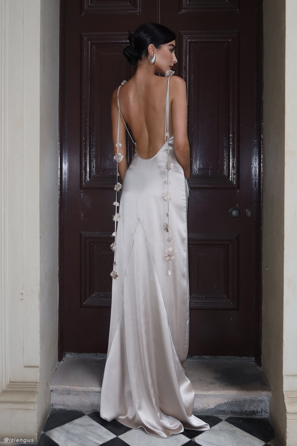 Elenora Rose Gown in Blush Gold – Chic&Drifts