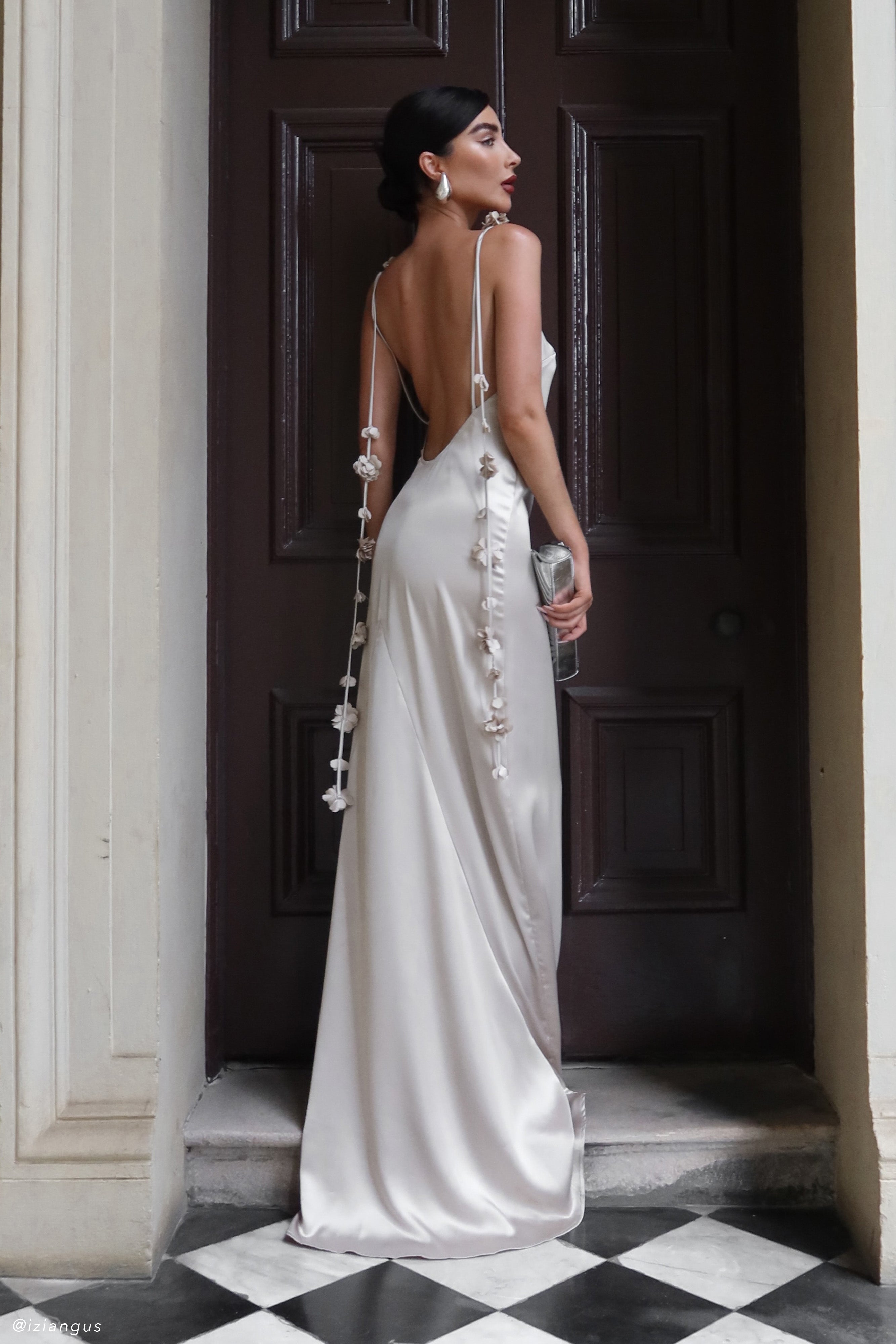 Elenora Rose Gown in Blush Gold – Chic&Drifts