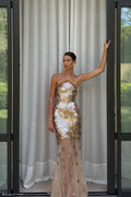 Jenny Hand Embellished Maxi Dress