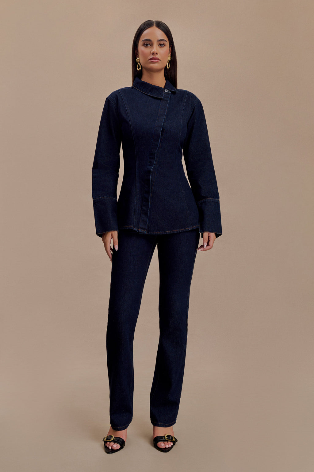 Jericho Straight Leg Jeans in Indigo Blue – Chic&Drifts