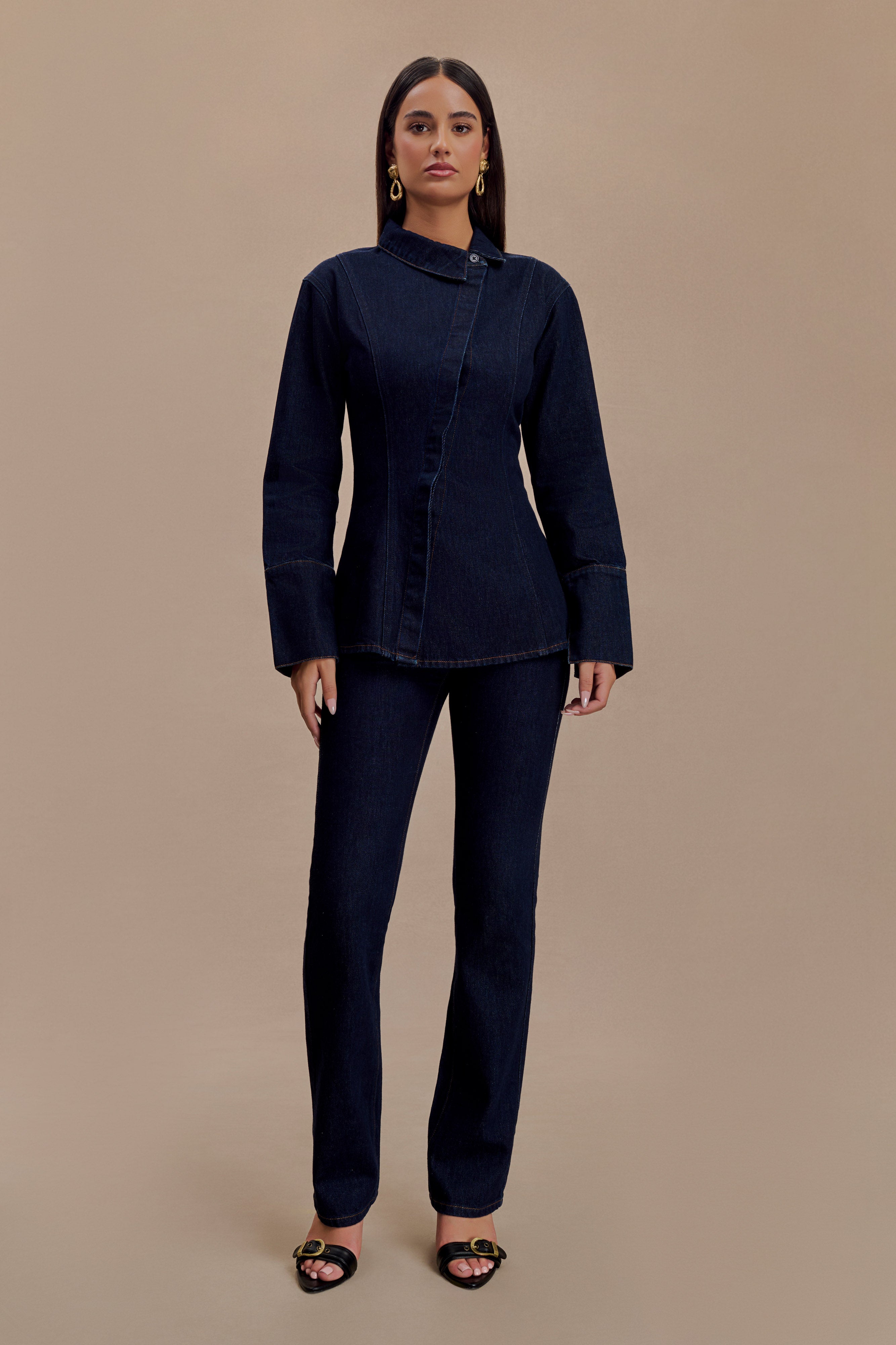 Jericho Straight Leg Jeans in Indigo Blue – Chic&Drifts