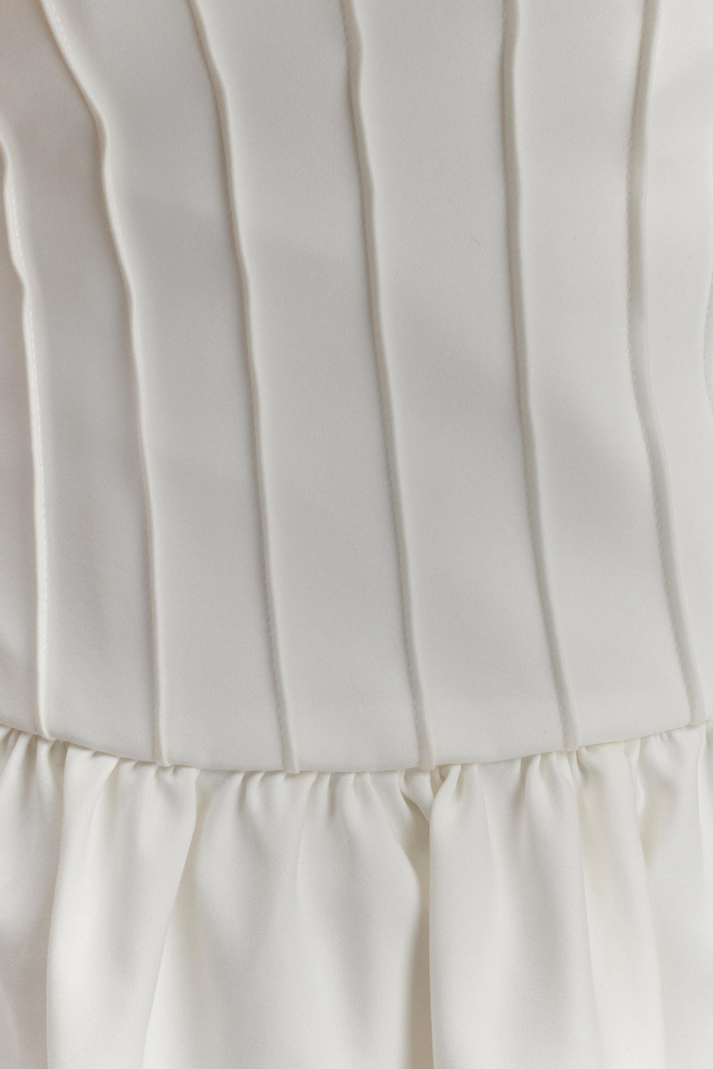 Orla Strapless Cotton Midi Dress in White – Chic&Drifts